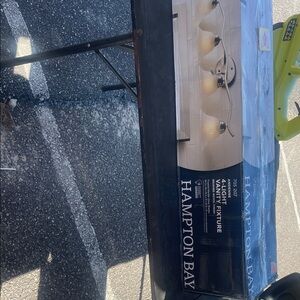 Hampton Bay Black Vanity Light Fixture